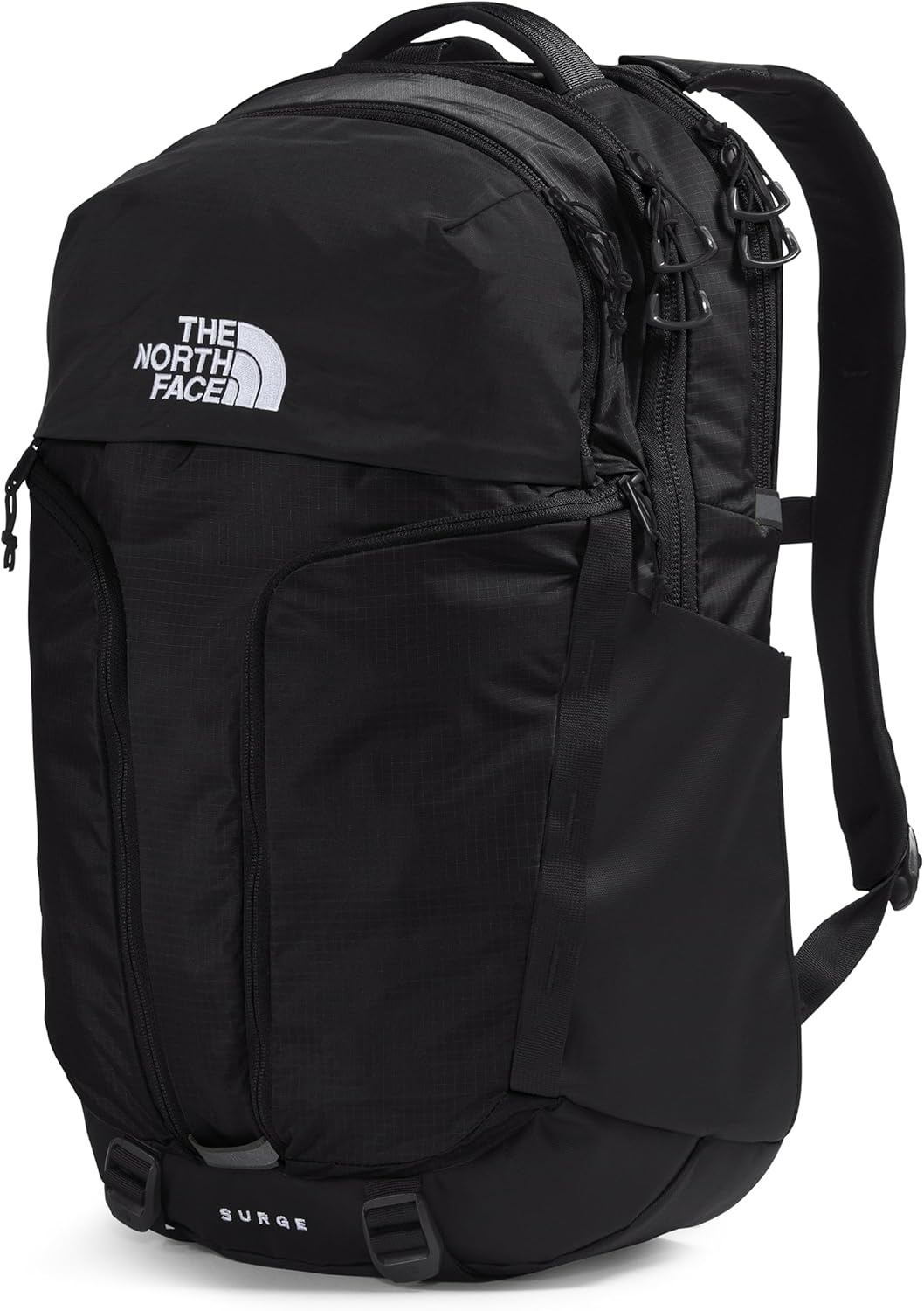 imageTHE NORTH FACE Surge Commuter Laptop Backpack Daypack With Water Repellent Finish 16 Laptop Sleeve Reflective DetailsTnf BlackTnf Blacknpf
