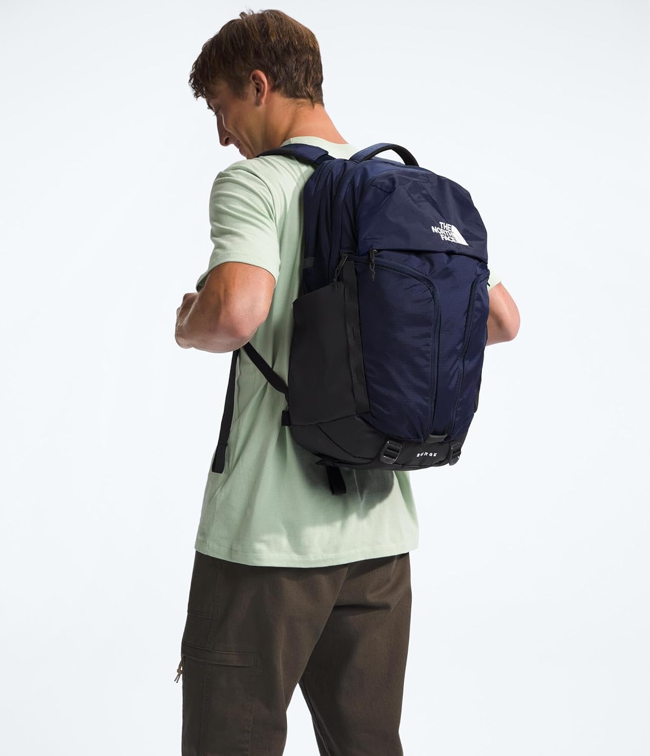imageTHE NORTH FACE Surge Commuter Laptop Backpack Daypack With Water Repellent Finish 16 Laptop Sleeve Reflective DetailsTnf NavyTnf Blacknpf