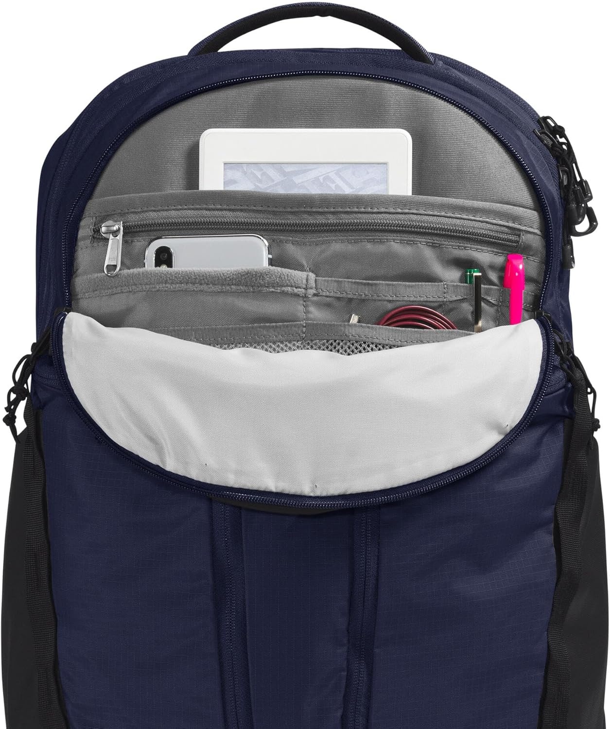 imageTHE NORTH FACE Surge Commuter Laptop Backpack Daypack With Water Repellent Finish 16 Laptop Sleeve Reflective DetailsTnf NavyTnf Blacknpf