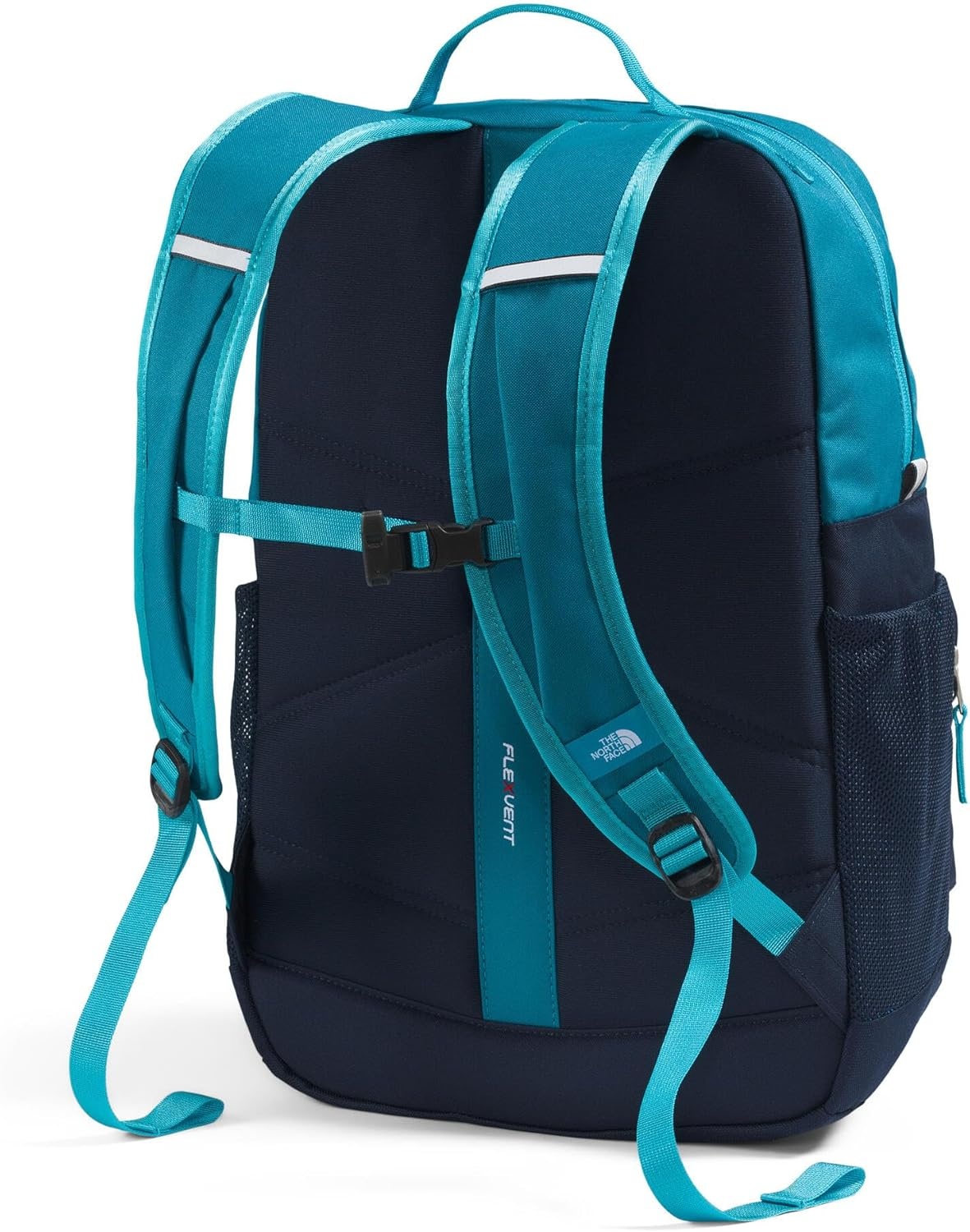 imageTHE NORTH FACE Teen Chuckwalla Daypack Travel Backpack Laptop Sleeve Reflective Safety Details Adjustable Strap Metal PinkTranscendent GreyPale Blossom One SizeDusk BlueSummit Navy