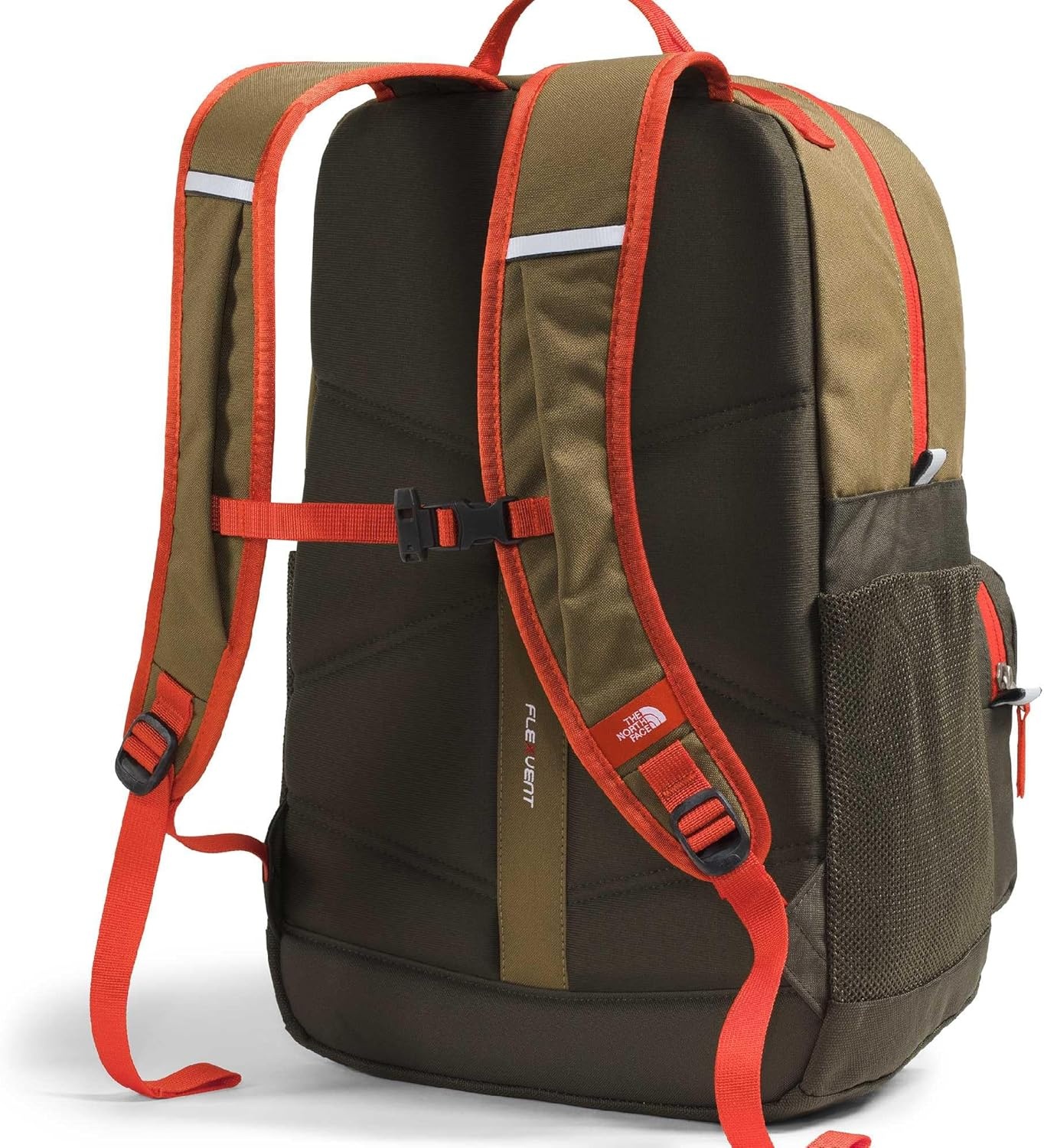 imageTHE NORTH FACE Teen Chuckwalla Daypack Travel Backpack Laptop Sleeve Reflective Safety Details Adjustable Strap Metal PinkTranscendent GreyPale Blossom One SizeCedarNew Taupe GreenLava Red
