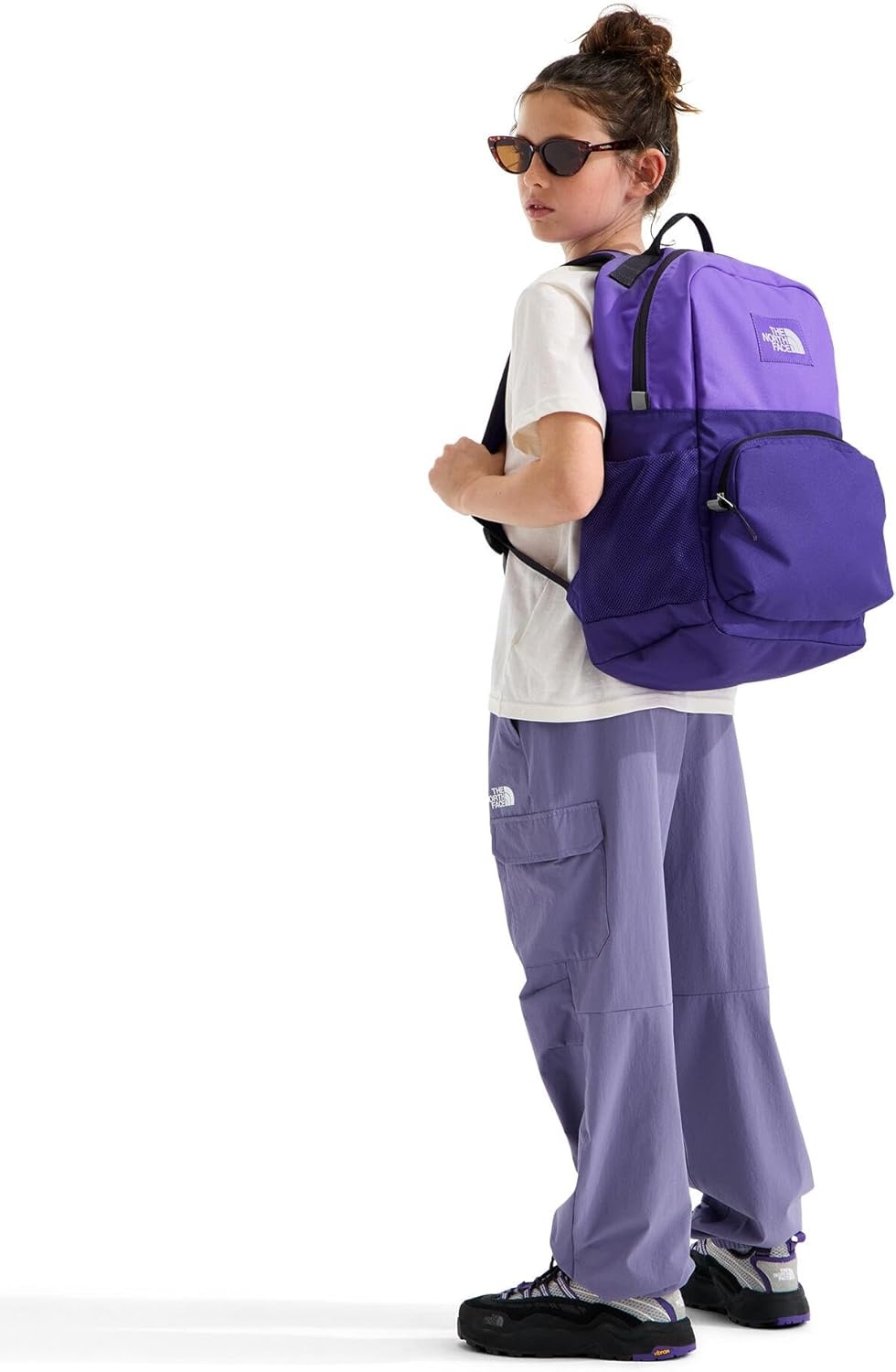 imageTHE NORTH FACE Teen Chuckwalla Daypack Travel Backpack Laptop Sleeve Reflective Safety Details Adjustable Strap Metal PinkTranscendent GreyPale Blossom One SizeElevation PurplePeak PurpleEndless Dusk