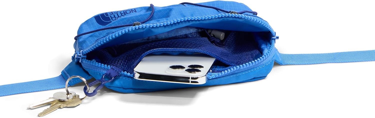 imageTHE NORTH FACE Terra Lumbar Hiking Hip Pack 1 Liter Storage Belt Bag Water Repellent Adjustable Strap Zip PocketsActive BlueBold Blue