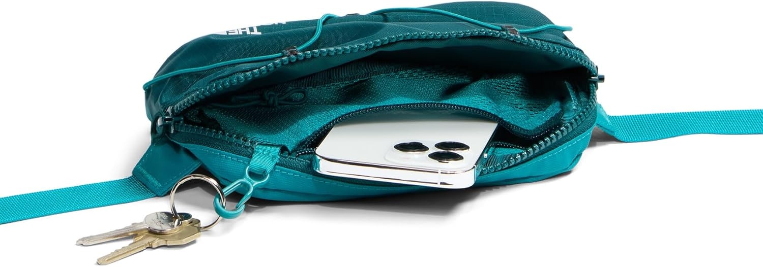 imageTHE NORTH FACE Terra Lumbar Hiking Hip Pack 1 Liter Storage Belt Bag Water Repellent Adjustable Strap Zip PocketsPacific TealRestorative Teal