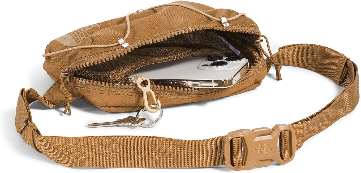 imageTHE NORTH FACE Terra Lumbar Hiking Hip Pack 1 Liter Storage Belt Bag Water Repellent Adjustable Strap Zip PocketsUtility BrownKhaki Stone