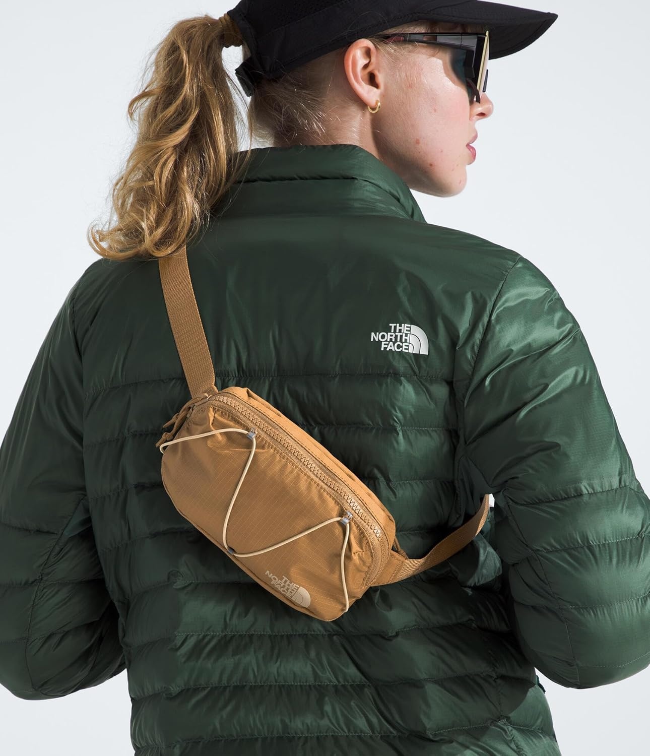 imageTHE NORTH FACE Terra Lumbar Hiking Hip Pack 1 Liter Storage Belt Bag Water Repellent Adjustable Strap Zip PocketsUtility BrownKhaki Stone