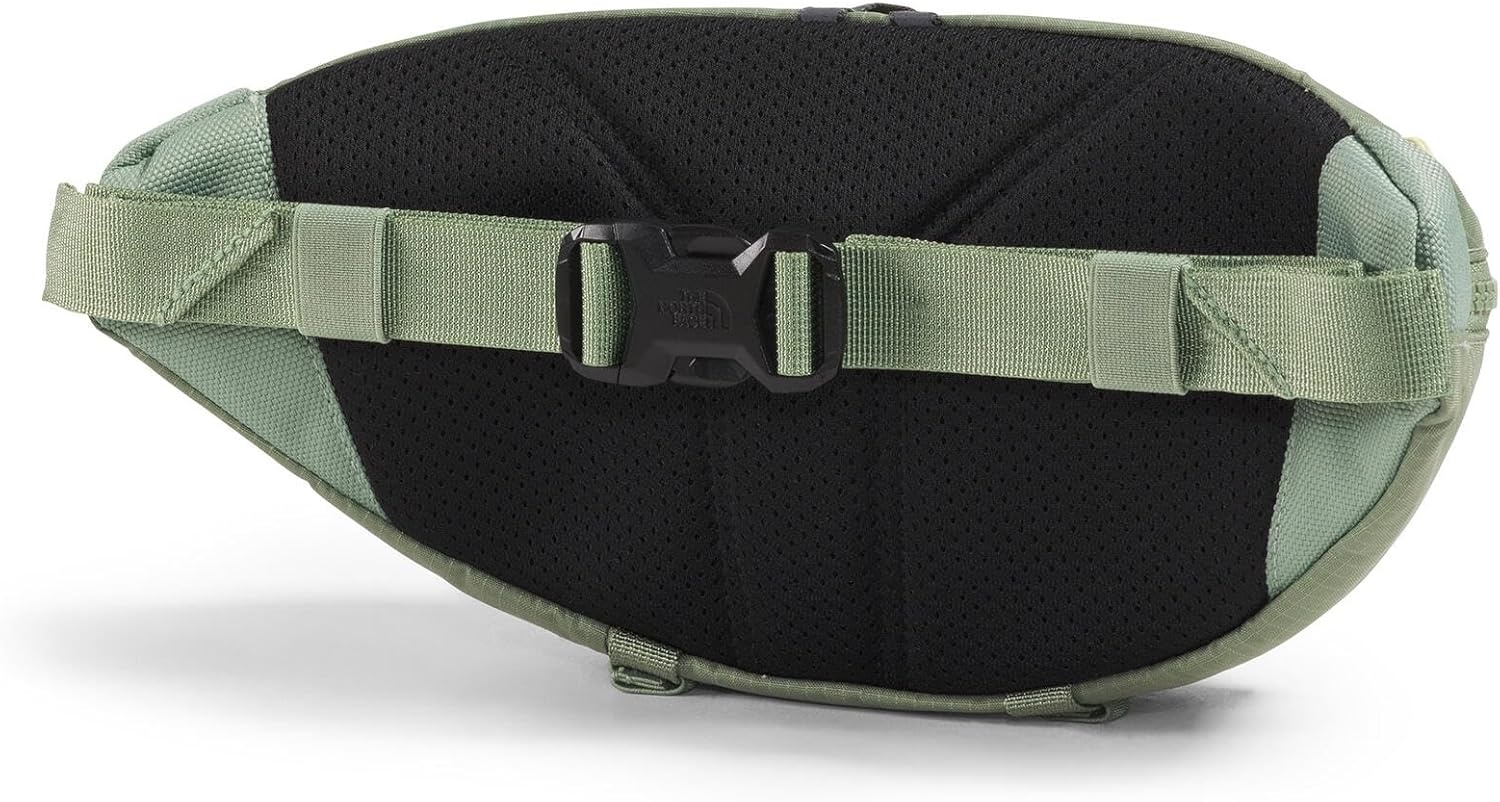 imageTHE NORTH FACE Terra Lumbar Hiking Hip Pack 3 Liter Storage Belt Bag Water Repellent Finish Adjustable StrapBark MistSlate Moss