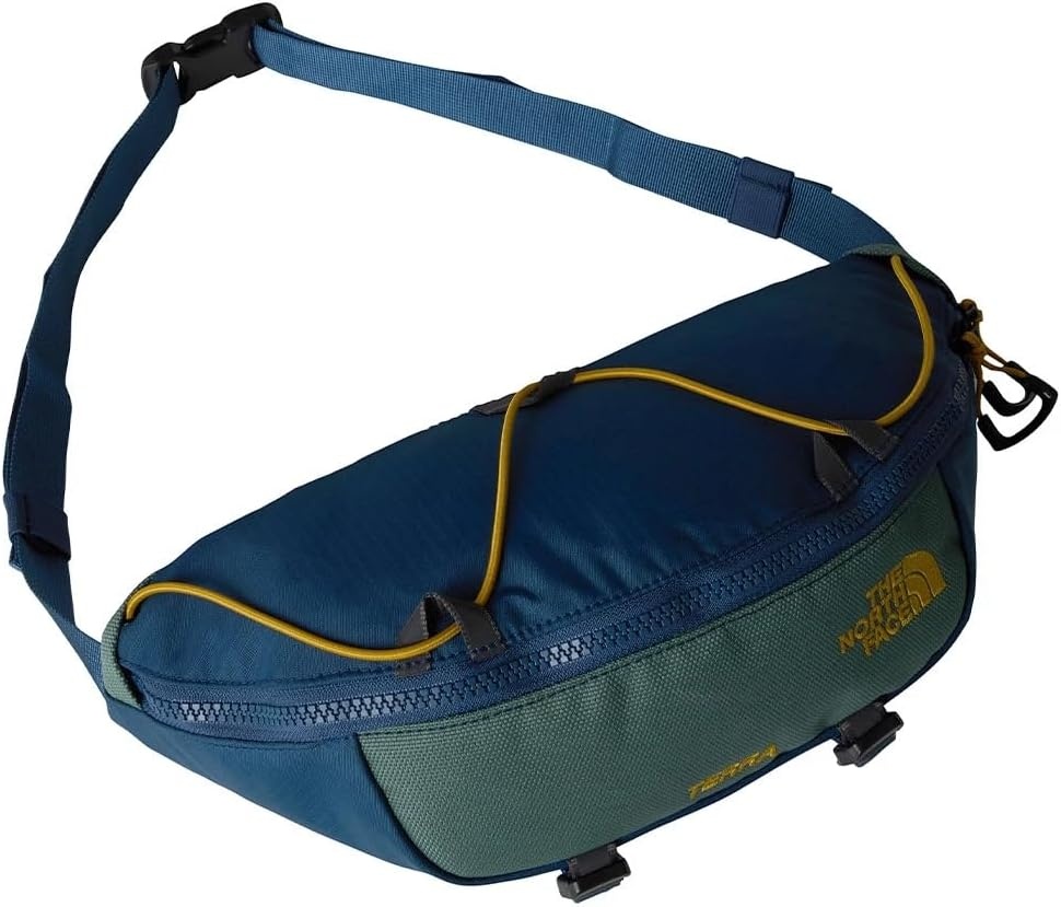 imageTHE NORTH FACE Terra Lumbar Hiking Hip Pack 3 Liter Storage Belt Bag Water Repellent Finish Adjustable StrapShady BlueDuck Green