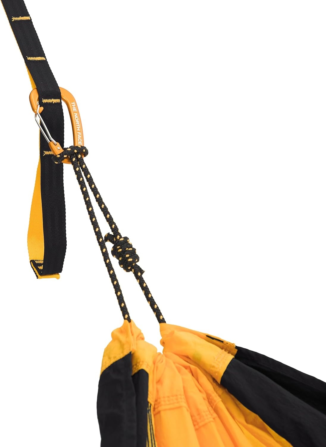 imageTHE NORTH FACE Wawona Camp Hammock Includes Carabiners amp Tree Straps for Easy Setup Storage Bag Doubles as Pocket Summit GoldTNF Black One SizeSummit GoldTnf Black