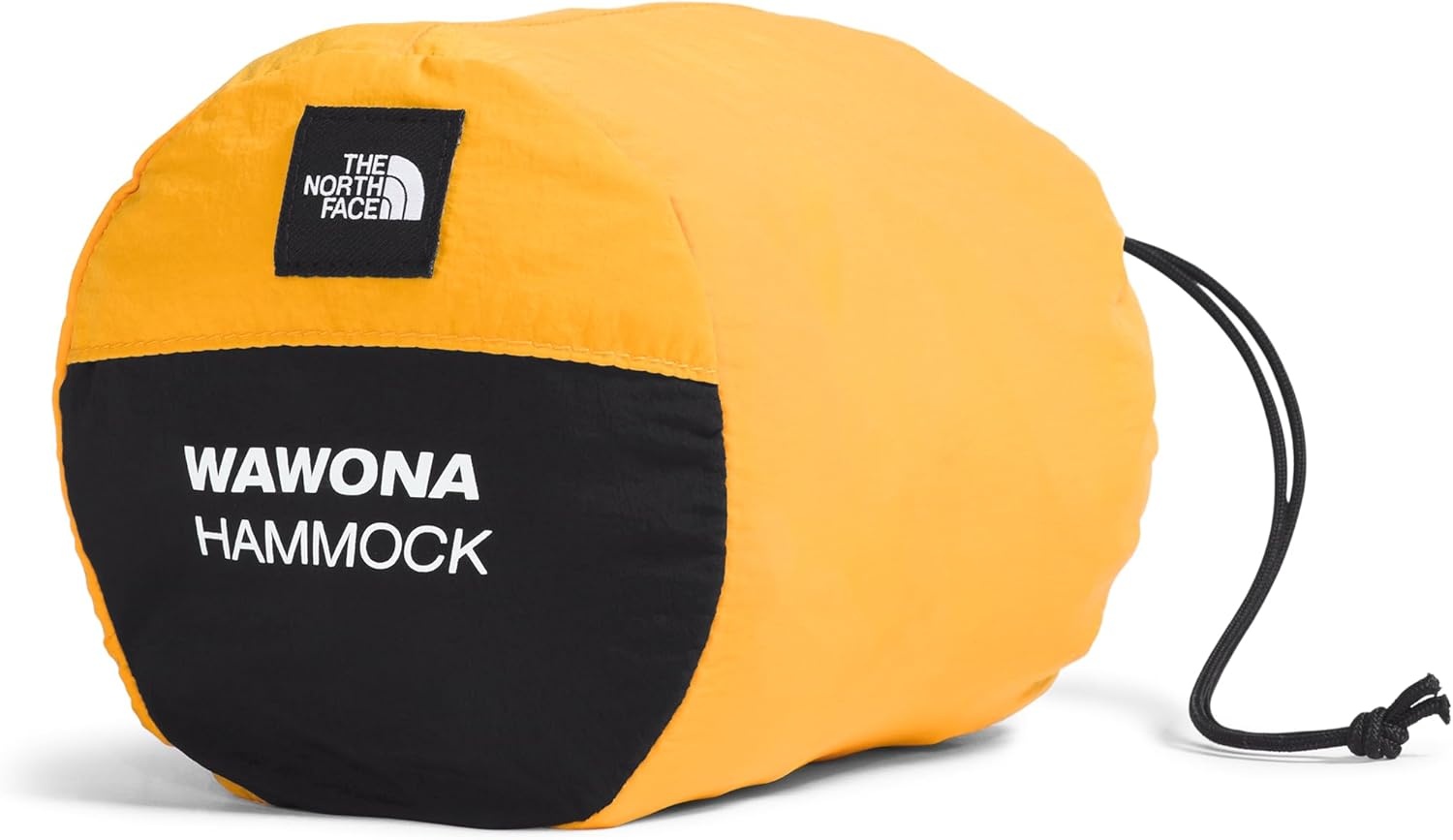 imageTHE NORTH FACE Wawona Camp Hammock Includes Carabiners amp Tree Straps for Easy Setup Storage Bag Doubles as Pocket Summit GoldTNF Black One SizeSummit GoldTnf Black