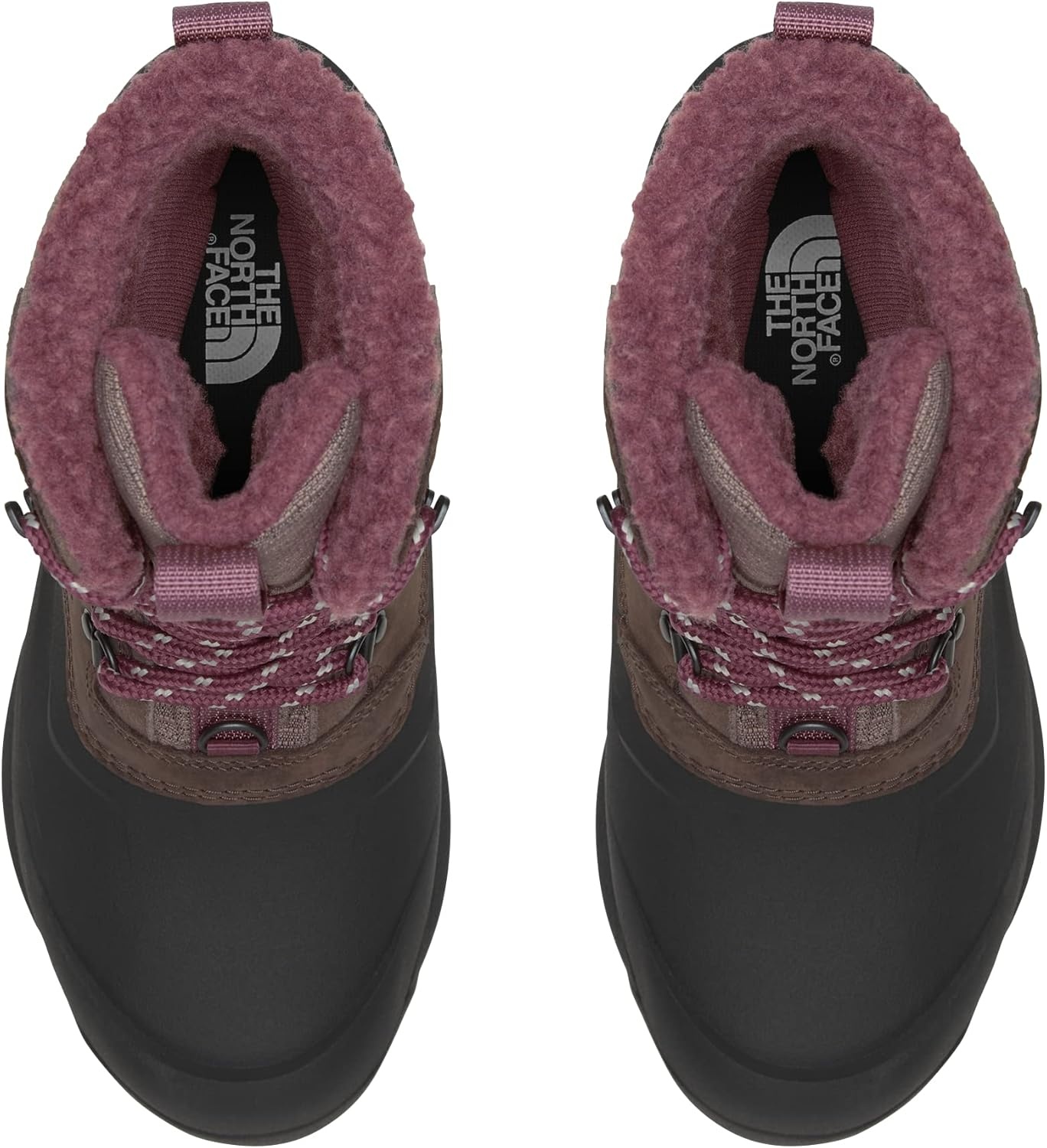 imageTHE NORTH FACE Womens Chilkat V 400 Waterproof Snow Boot 400g of Premium InsulationDeep TaupeTnf Black