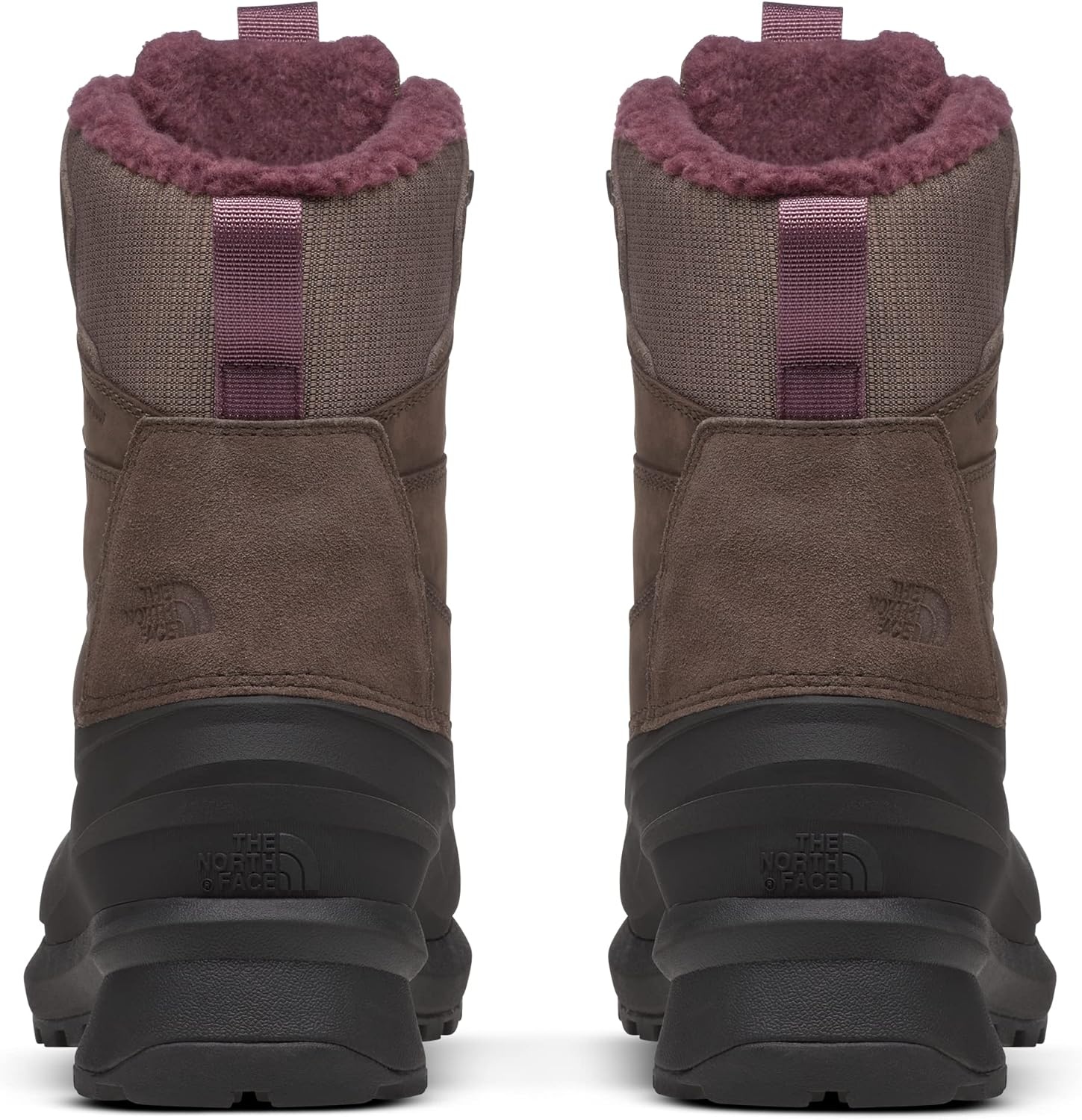 imageTHE NORTH FACE Womens Chilkat V 400 Waterproof Snow Boot 400g of Premium InsulationDeep TaupeTnf Black
