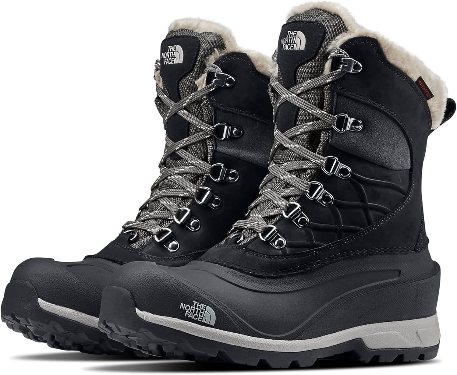 imageTHE NORTH FACE Womens Chilkat V 400 Waterproof Snow Boot 400g of Premium InsulationTnf BlackZinc Grey