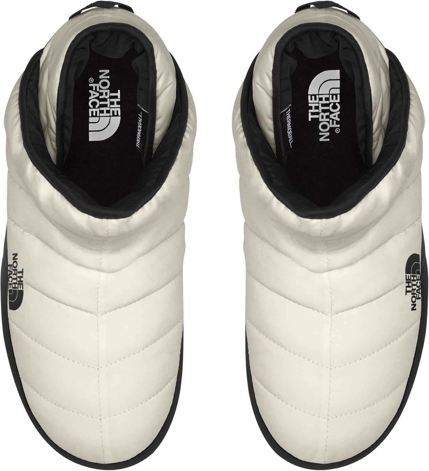 imageTHE NORTH FACE Womens Thermoball Traction Winter Bootie Insulated amp Water Repellent Rubber OutsoleGardenia WhiteTnf Black