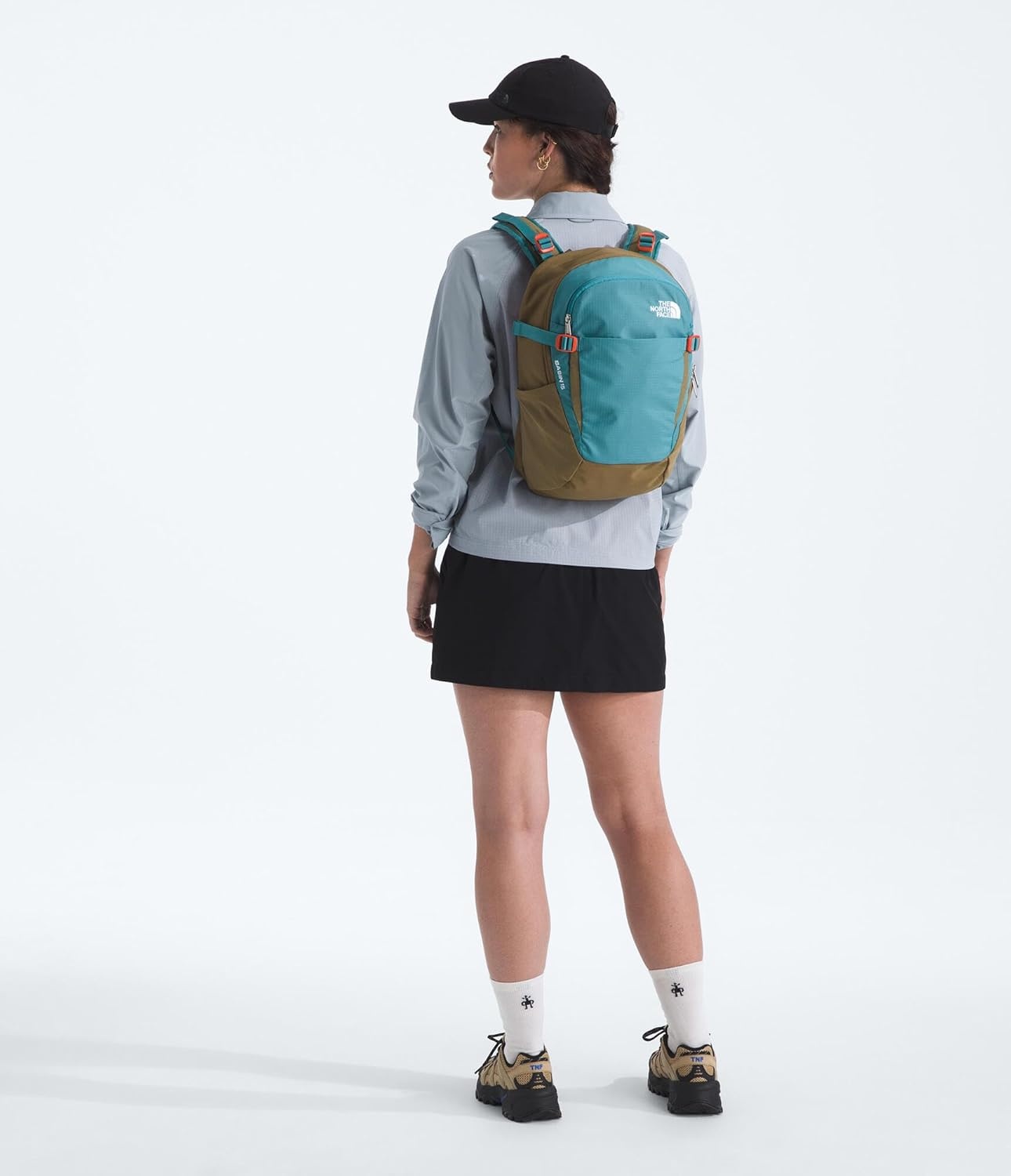 imageThe North Face Basin 15 Liter Technical Pack TNF BlackAsphalt GreyNPF One SizeRiver IceCedarLava Red