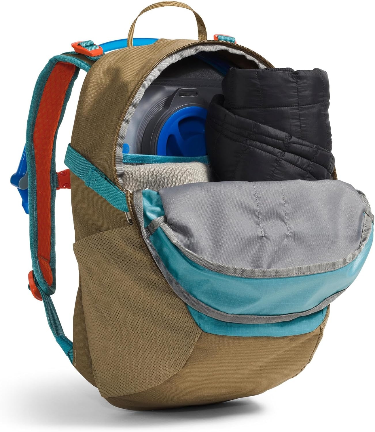 imageThe North Face Basin 15 Liter Technical Pack TNF BlackAsphalt GreyNPF One SizeRiver IceCedarLava Red