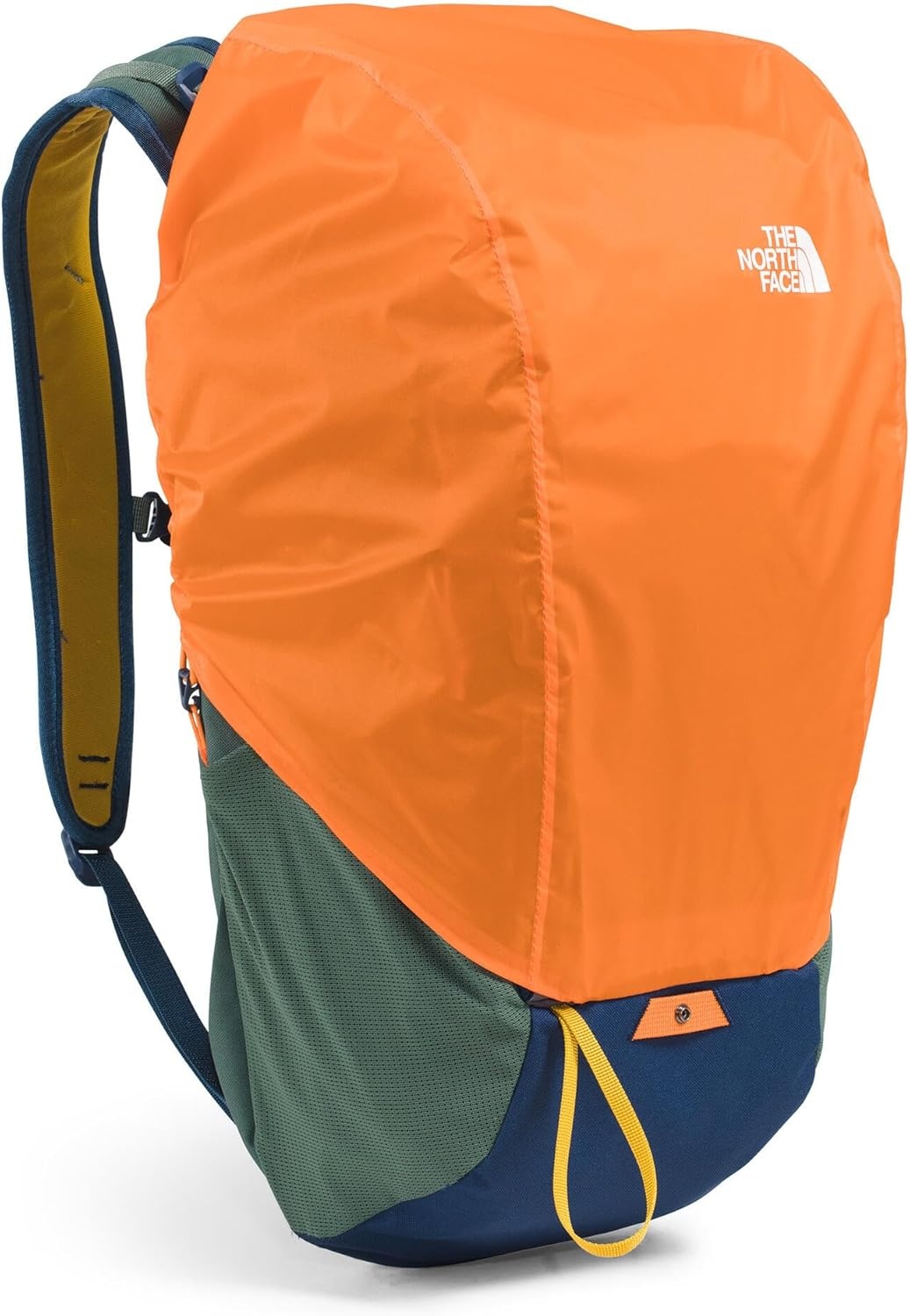 imageThe North Face Basin 18 Liter Technical Daypack with Rain Cover Unisex Backpack Sternum Strap Hiking Pole Attachment Duck GreenShady Blue One SizeDuck GreenShady Blue