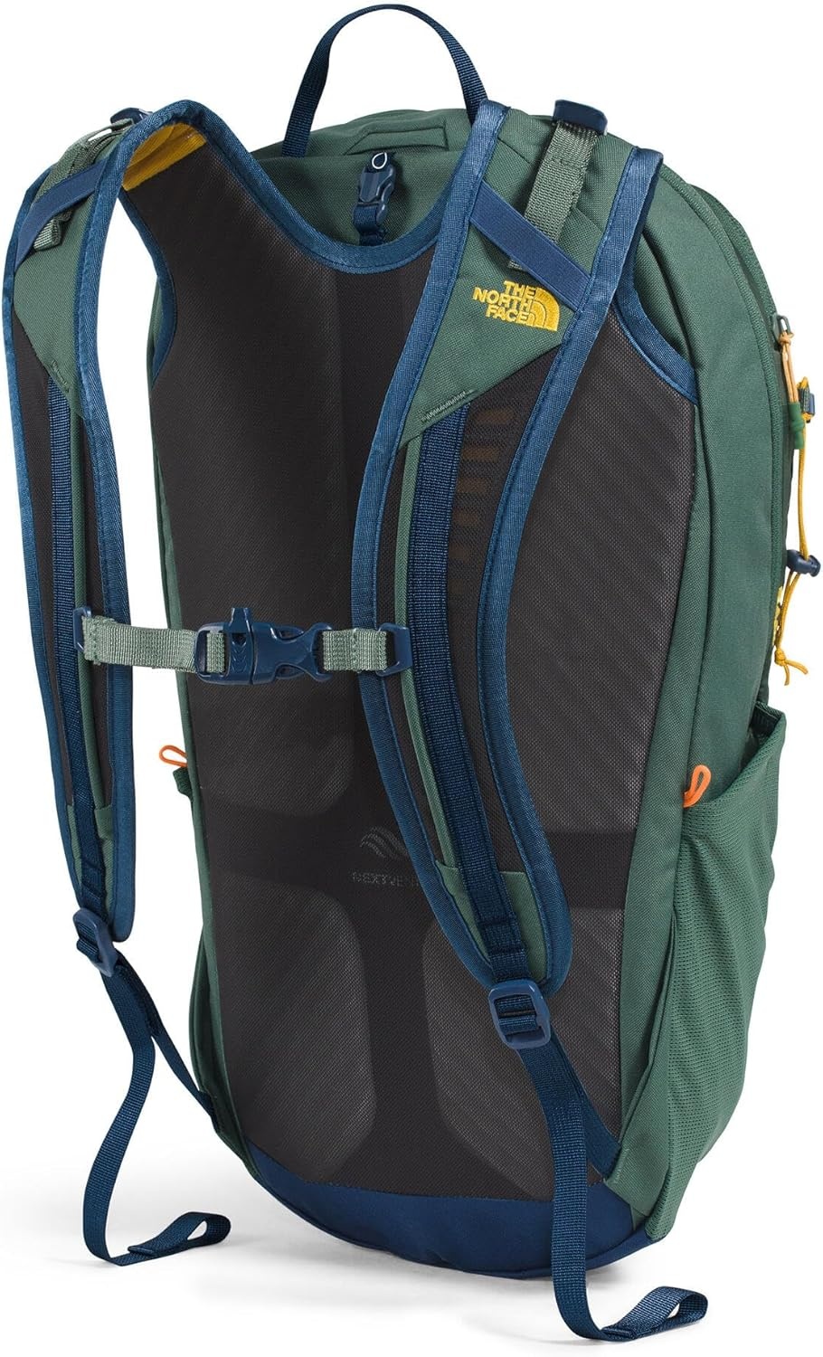 imageThe North Face Basin 18 Liter Technical Daypack with Rain Cover Unisex Backpack Sternum Strap Hiking Pole Attachment Duck GreenShady Blue One SizeDuck GreenShady Blue
