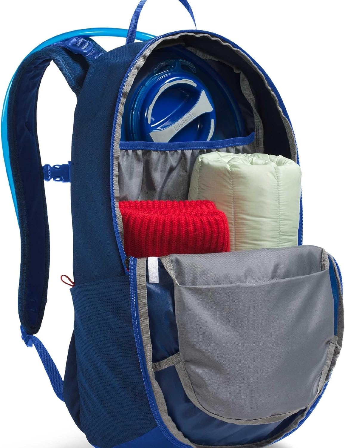 imageThe North Face Basin 18 Liter Technical Daypack with Rain Cover Unisex Backpack Sternum Strap Hiking Pole Attachment Duck GreenShady Blue One SizeEstate BlueTnf Blue