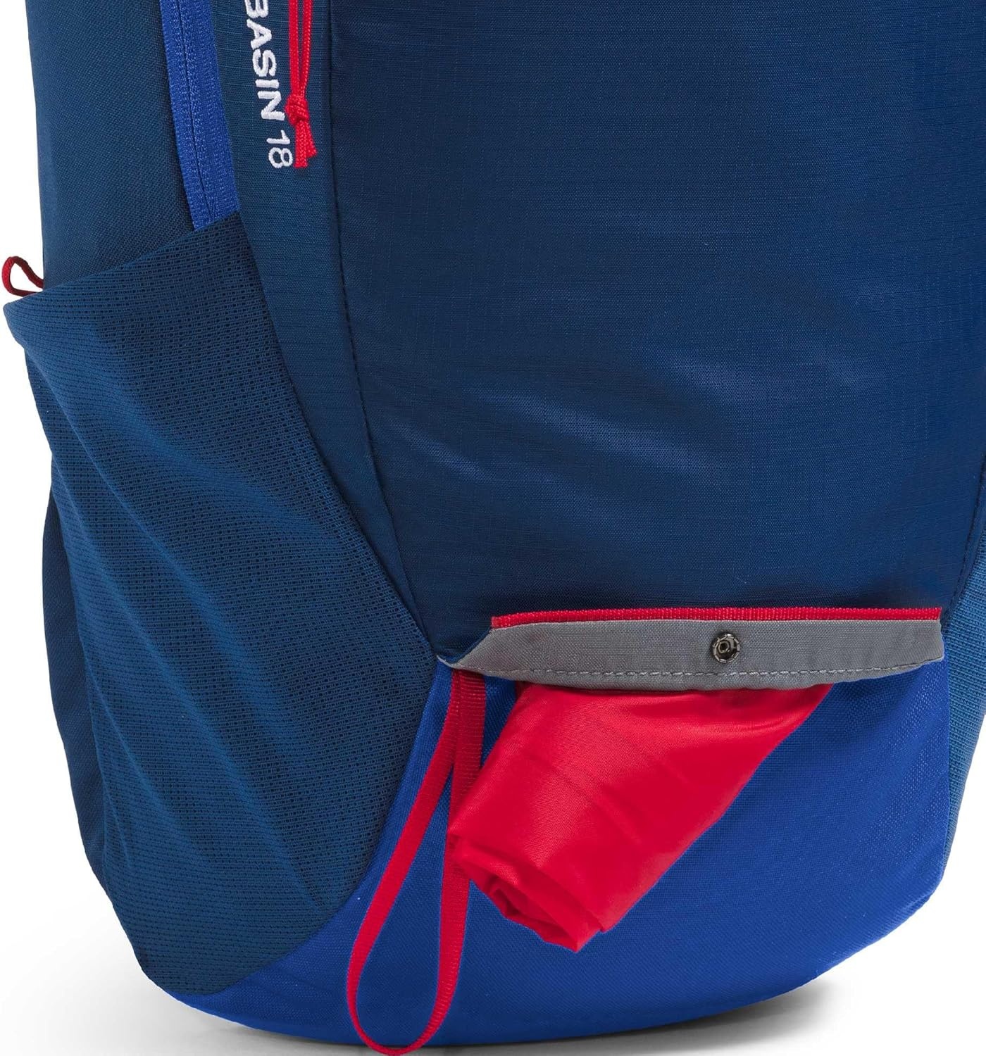 imageThe North Face Basin 18 Liter Technical Daypack with Rain Cover Unisex Backpack Sternum Strap Hiking Pole Attachment Duck GreenShady Blue One SizeEstate BlueTnf Blue