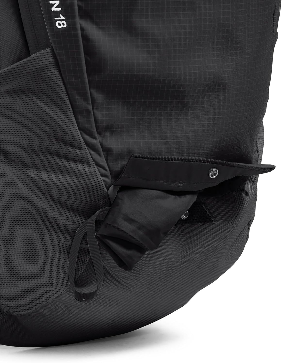 imageThe North Face Basin 18 Liter Technical Daypack with Rain Cover Unisex Backpack Sternum Strap Hiking Pole Attachment Duck GreenShady Blue One SizeTnf BlackTnf Blacknpf