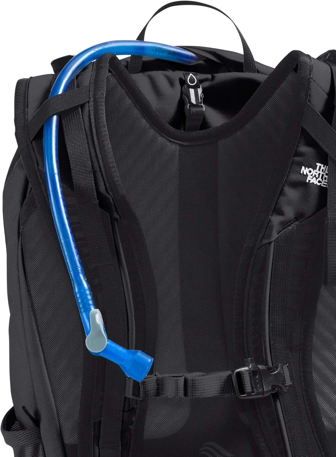 imageThe North Face Basin 18 Liter Technical Daypack with Rain Cover Unisex Backpack Sternum Strap Hiking Pole Attachment Duck GreenShady Blue One SizeTnf BlackTnf Blacknpf