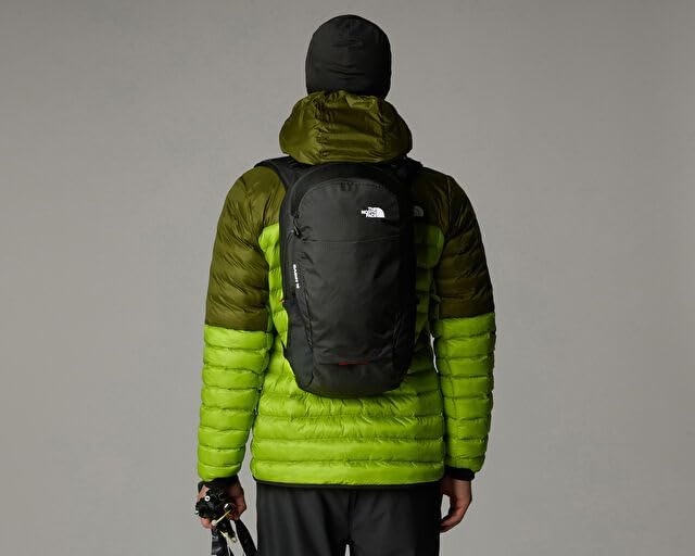 imageThe North Face Basin 18 Liter Technical Daypack with Rain Cover Unisex Backpack Sternum Strap Hiking Pole Attachment Duck GreenShady Blue One SizeTnf BlackTnf Blacknpf