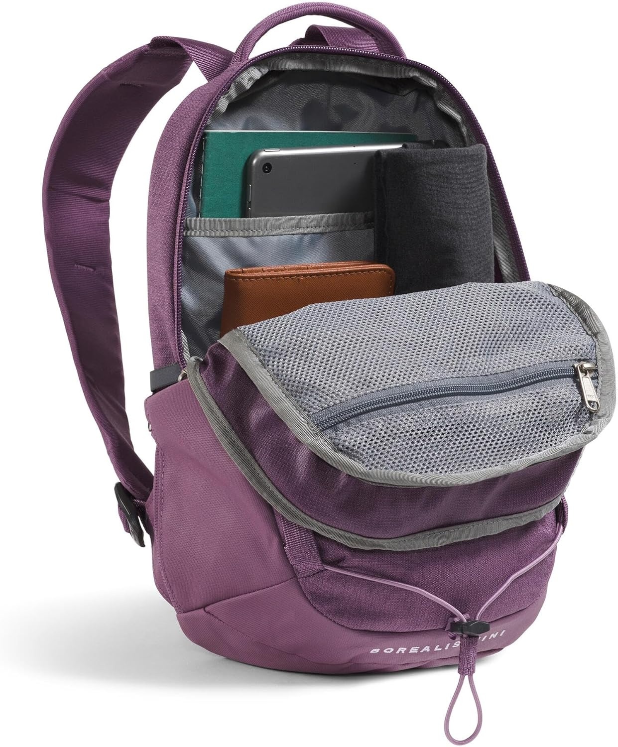 imageThe North Face Borealis Mini Backpack TNF BlackTNF BlackNPF One SizeChroma Purple Light HeatherHushed Lavender