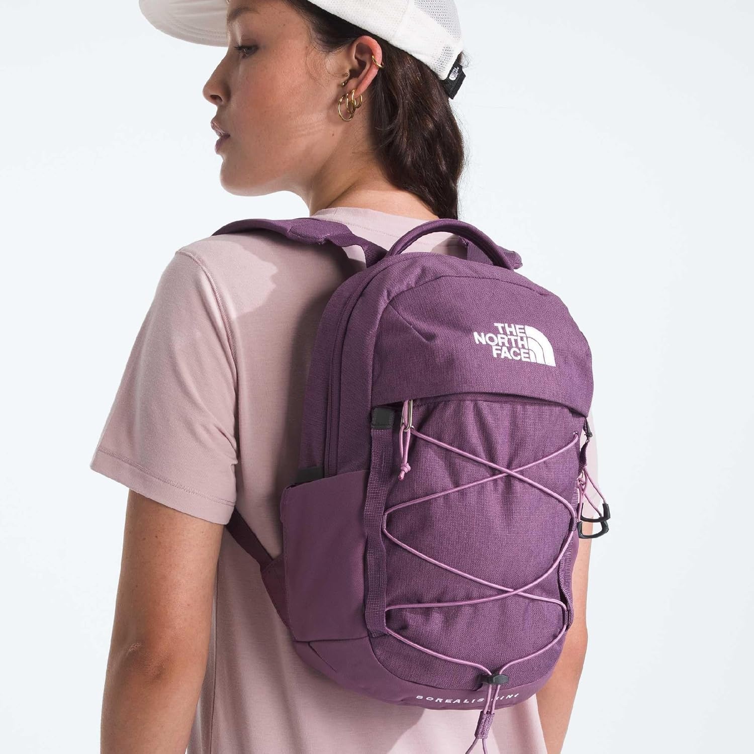 imageThe North Face Borealis Mini Backpack TNF BlackTNF BlackNPF One SizeChroma Purple Light HeatherHushed Lavender