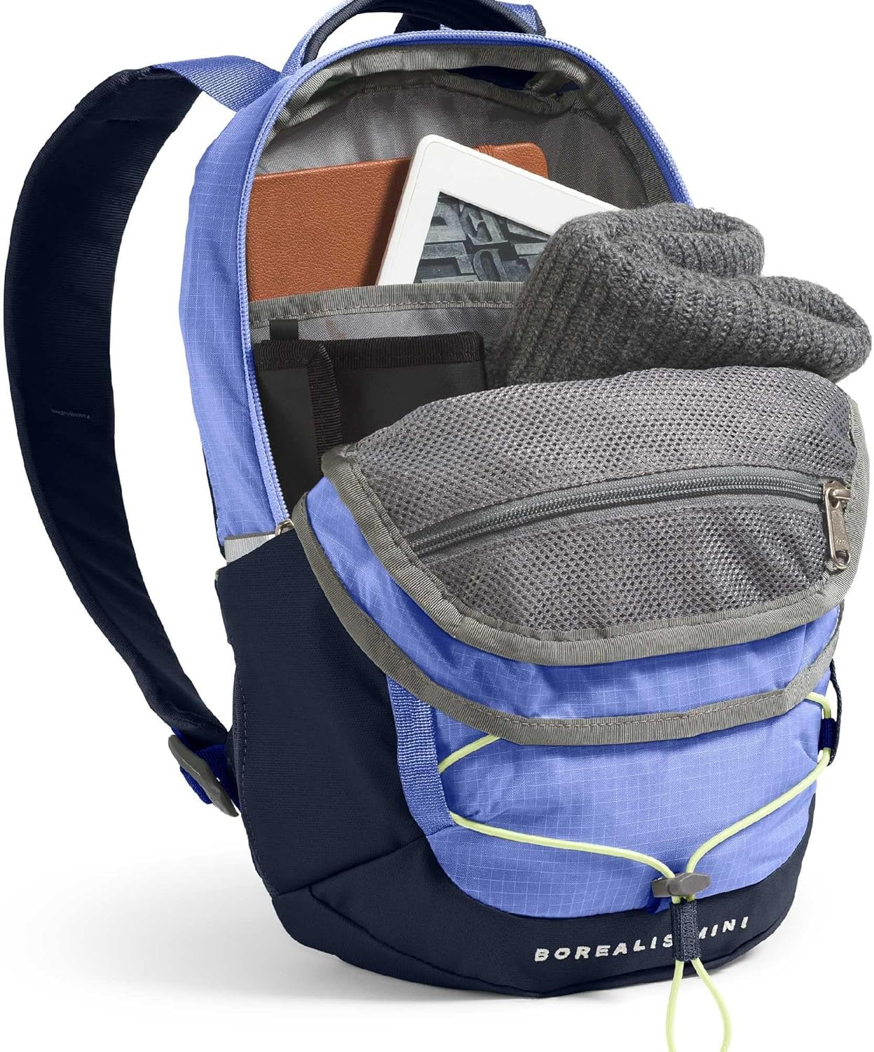 imageThe North Face Borealis Mini Backpack TNF BlackTNF BlackNPF One SizePeriwinkle GlowSummit NavyLemon Mist