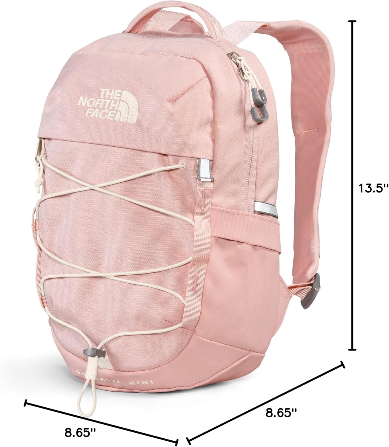 imageThe North Face Borealis Mini Backpack TNF BlackTNF BlackNPF One SizePink Moss Dark HeatherGardenia White