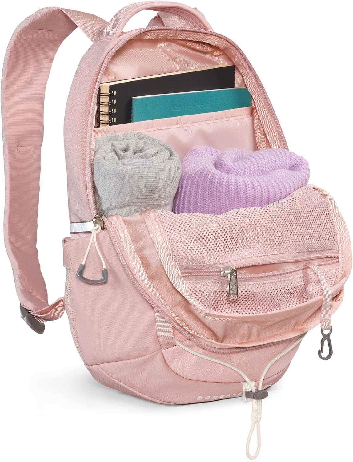 imageThe North Face Borealis Mini Backpack TNF BlackTNF BlackNPF One SizePink Moss Dark HeatherGardenia White