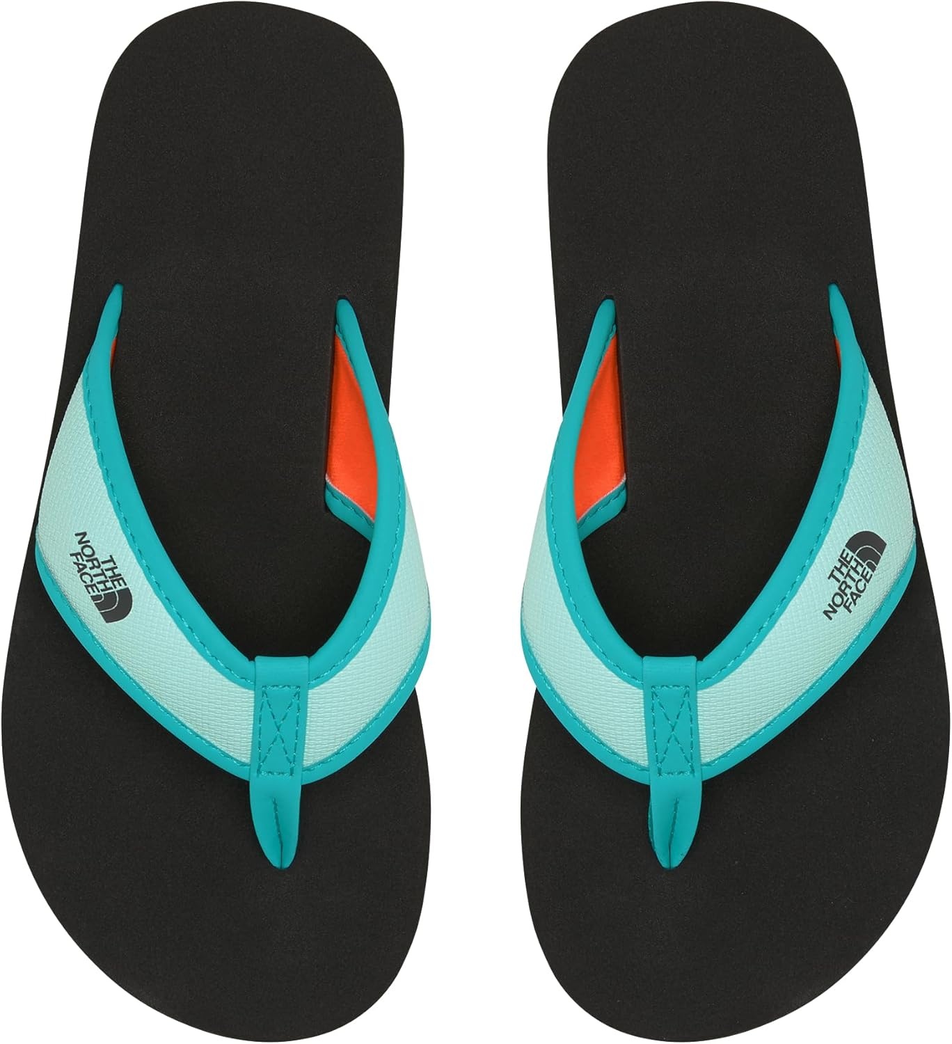 imageThe North Face Kids Base Camp FlipFlops ToddlerLittle KidBig KidGeyser AquaTnf Black