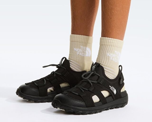 imageThe North Face Kids Explore Camp Shandal Kids Hiking Sandal for Boys amp GirlsTnf BlackTnf White