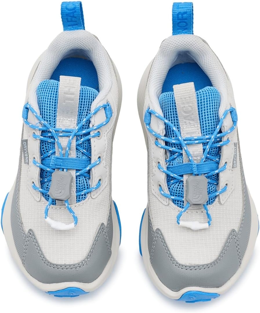 imageThe North Face Kids Fastpack II Hiker Waterproof Hiking Shoe Cushioned Rubber Sole Abrasion ResistantGlacier GrayMarina Blue