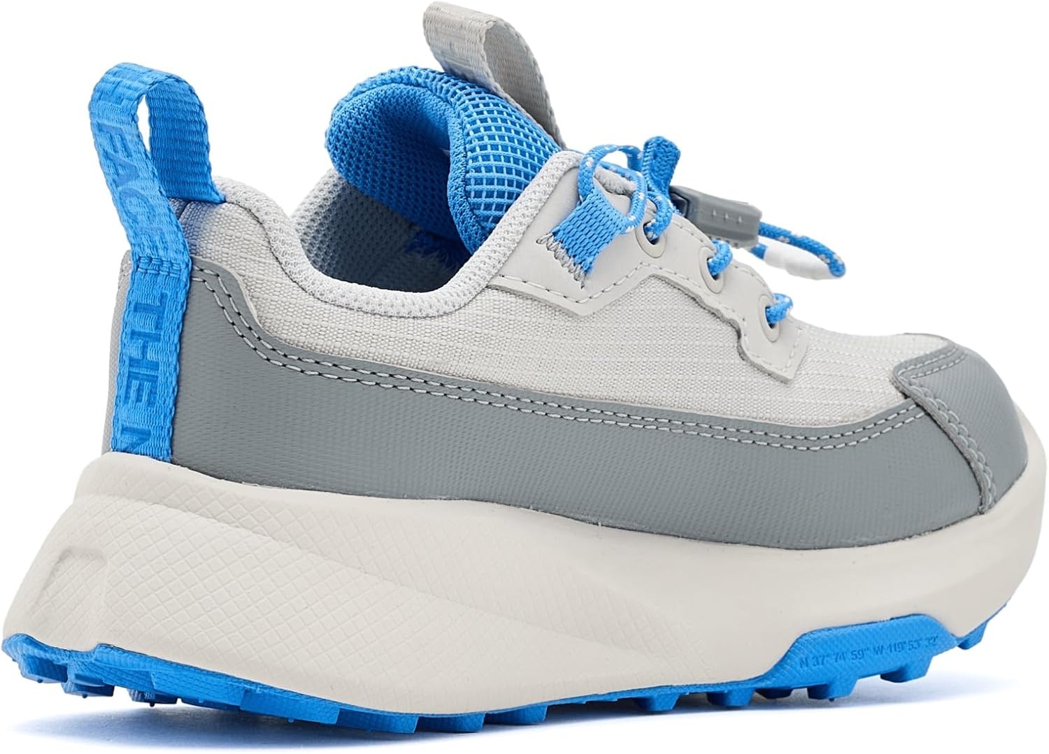 imageThe North Face Kids Fastpack II Hiker Waterproof Hiking Shoe Cushioned Rubber Sole Abrasion ResistantGlacier GrayMarina Blue