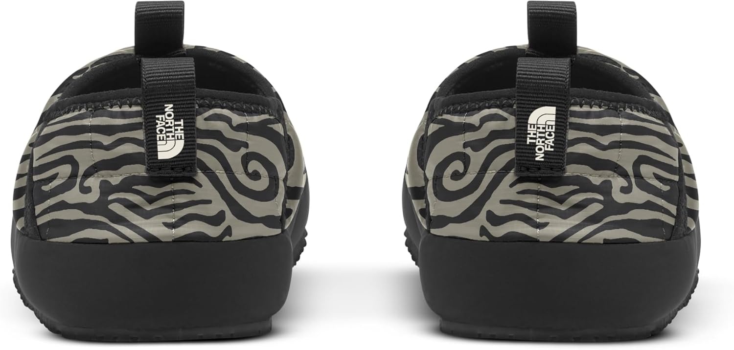 imageThe North Face Kids Thermoball Traction Mule II ToddlerLittle KidBig KidClay Grey Tnf Tiger Stripe PrintTnf Black