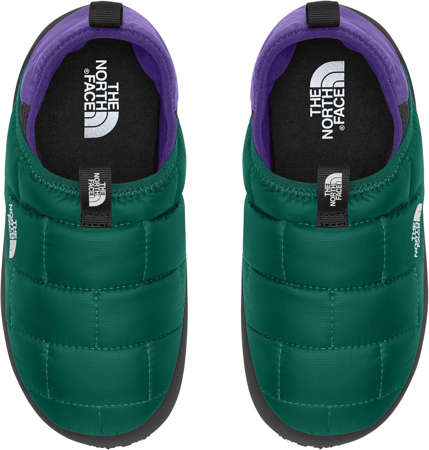 imageThe North Face Kids Thermoball Traction Mule II ToddlerLittle KidBig KidEvergreenPeak Purple