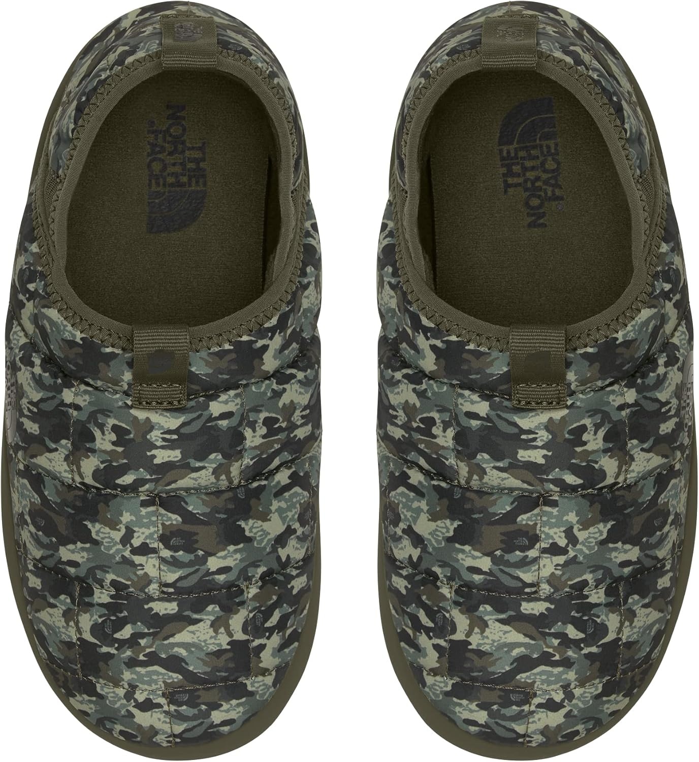 imageThe North Face Kids Thermoball Traction Mule II ToddlerLittle KidBig KidNew Taupe Green Never Stop Camo PrintNew Taupe Green