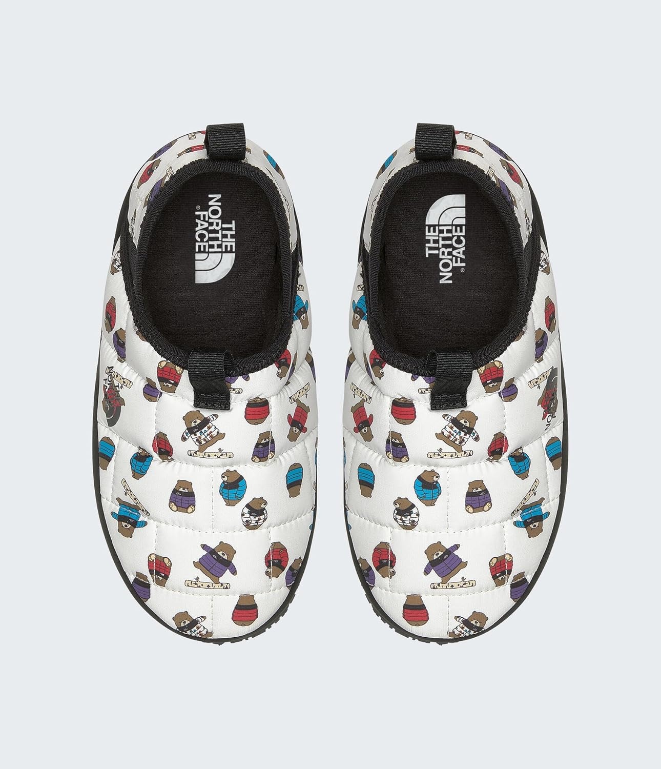 imageThe North Face Kids Thermoball Traction Mule II ToddlerLittle KidBig KidNuptse Bears Print MultiTnf Black