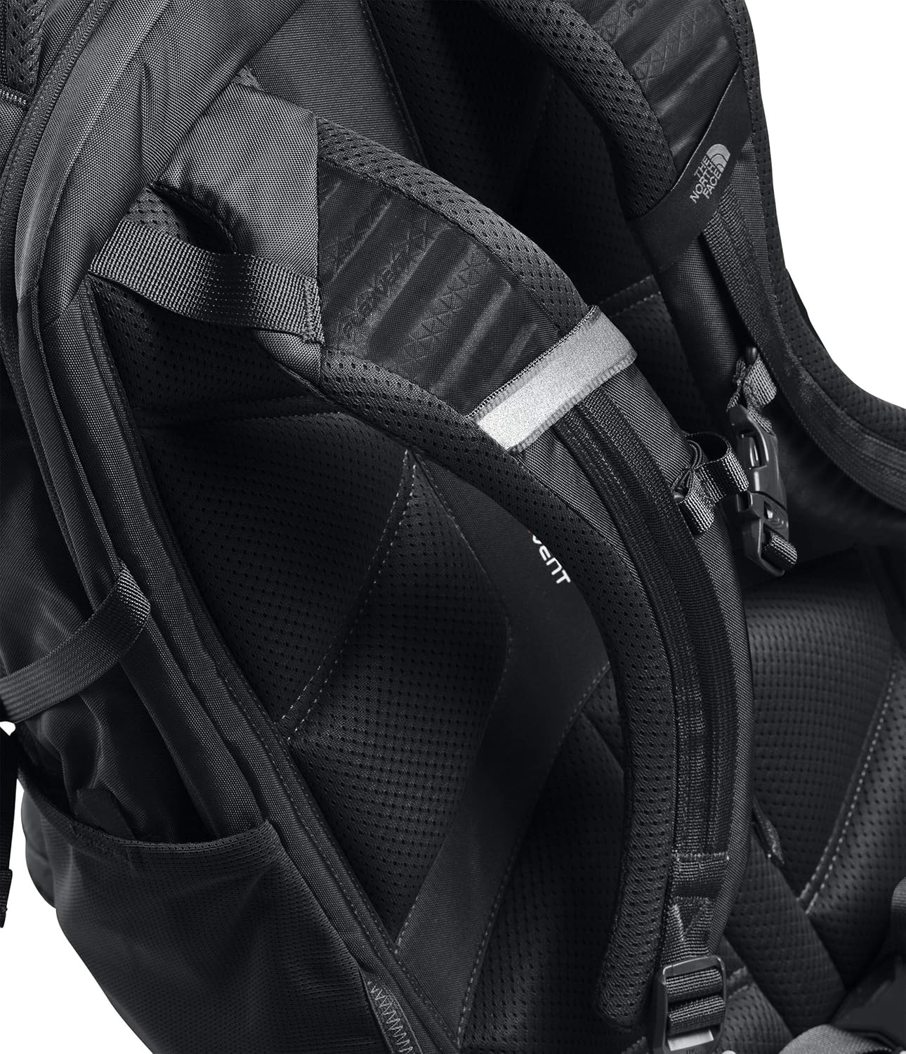 imageThe North Face Recon Everyday Laptop Backpack Daypack Water Repellent Laptop Sleeve 2 Water Bottle Pockets Asphalt Grey Light HeatherTNF BlackNPF One SizeTnf Black