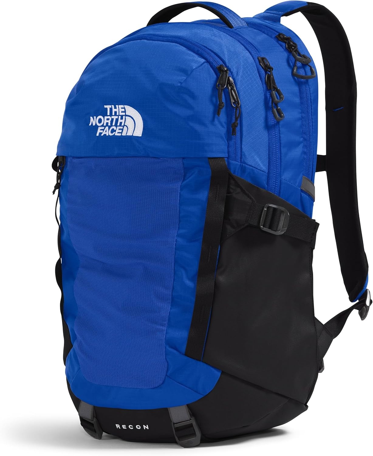 imageThe North Face Recon Everyday Laptop Backpack Daypack Water Repellent Laptop Sleeve 2 Water Bottle Pockets Asphalt Grey Light HeatherTNF BlackNPF One SizeTnf BlueTnf Black