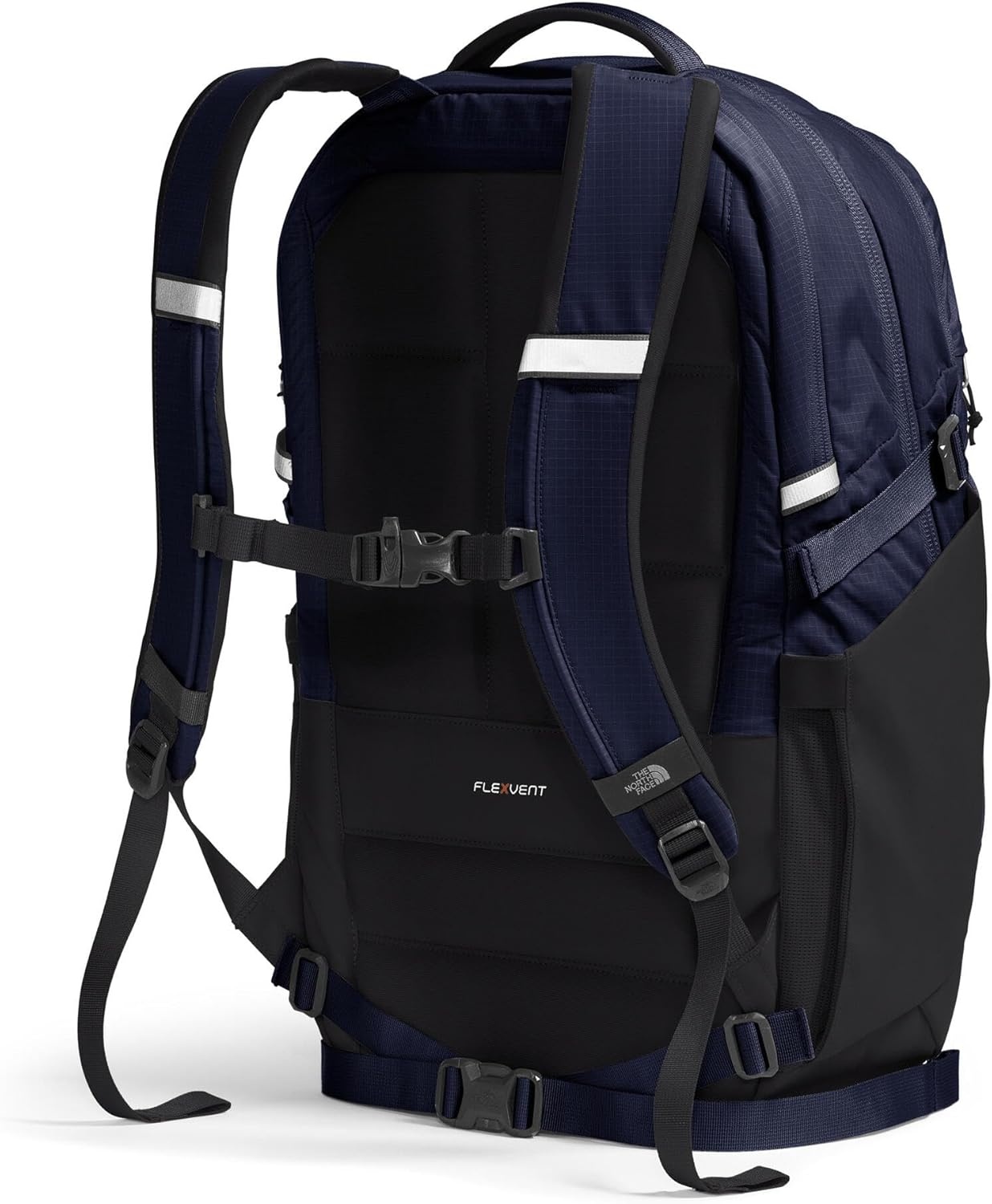 imageThe North Face Router Everyday Laptop Backpack Daypack Water Repellent Laptop Sleeve Reflective Details Asphalt Grey Light HeatherTNF BlackNPF One SizeTnf NavyTnf Blacknpf