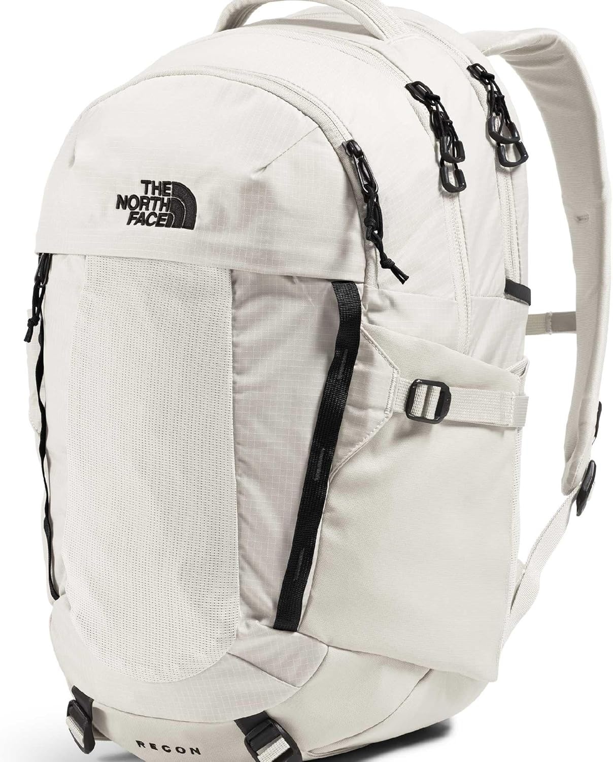 imageThe North Face Router Everyday Laptop Backpack Daypack Water Repellent Laptop Sleeve Reflective Details Asphalt Grey Light HeatherTNF BlackNPF One SizeWhite DuneTnf Black