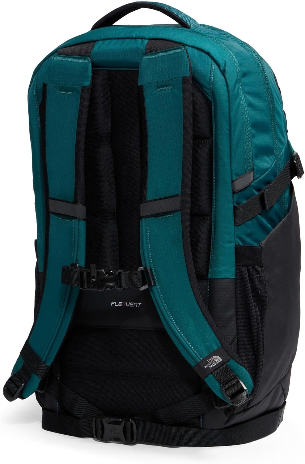 imageThe North Face Router Everyday Laptop Backpack Daypack Water Repellent Laptop Sleeve Reflective Details Asphalt Grey Light HeatherTNF BlackNPF One SizePacific TealTnf Black