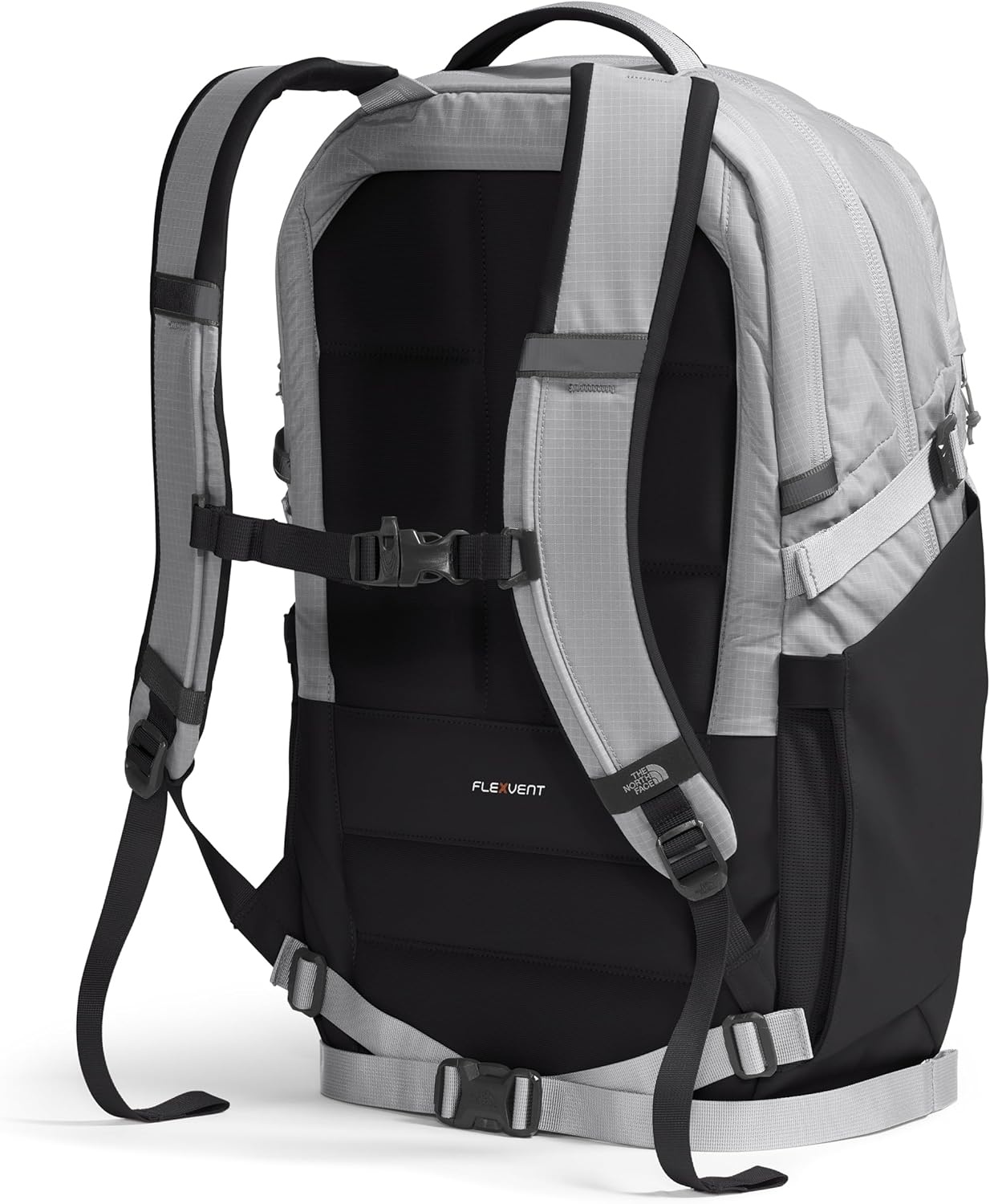 imageThe North Face Router Everyday Laptop Backpack Daypack Water Repellent Laptop Sleeve Reflective Details Asphalt Grey Light HeatherTNF BlackNPF One SizeMeld GreyTnf Blacknpf