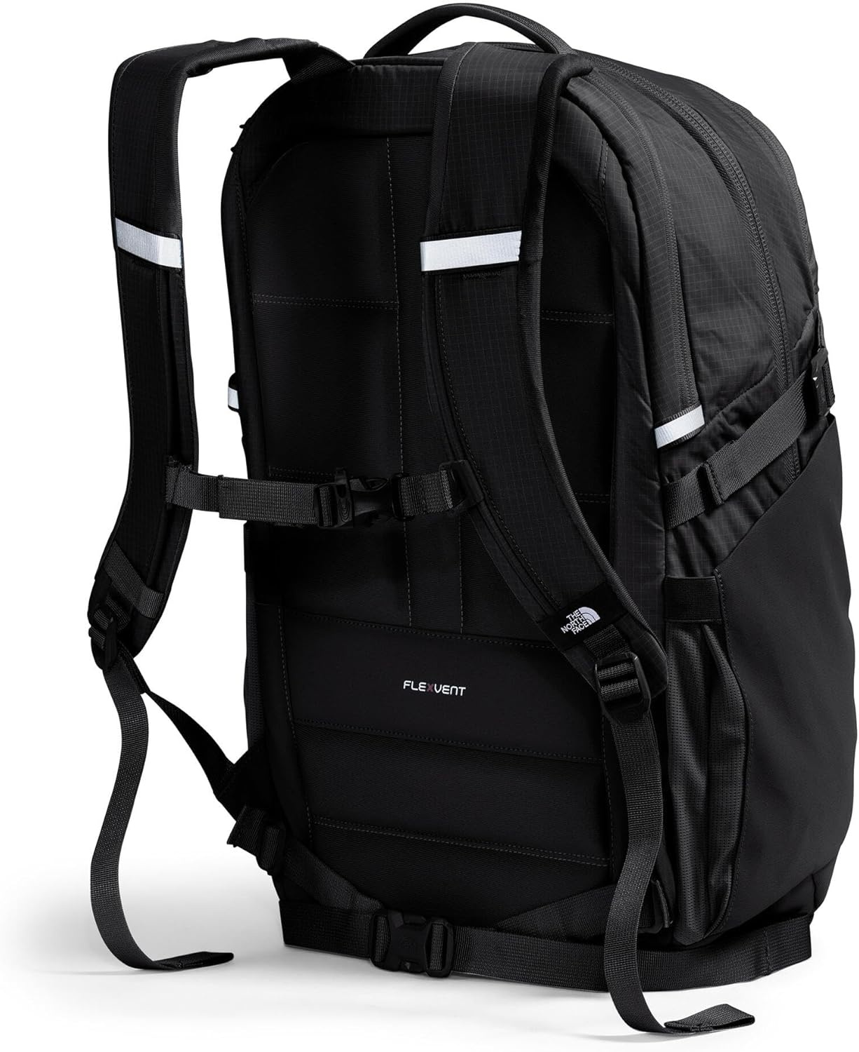 imageThe North Face Router Everyday Laptop Backpack Daypack Water Repellent Laptop Sleeve Reflective Details Asphalt Grey Light HeatherTNF BlackNPF One SizeTnf BlackTnf Blacknpf
