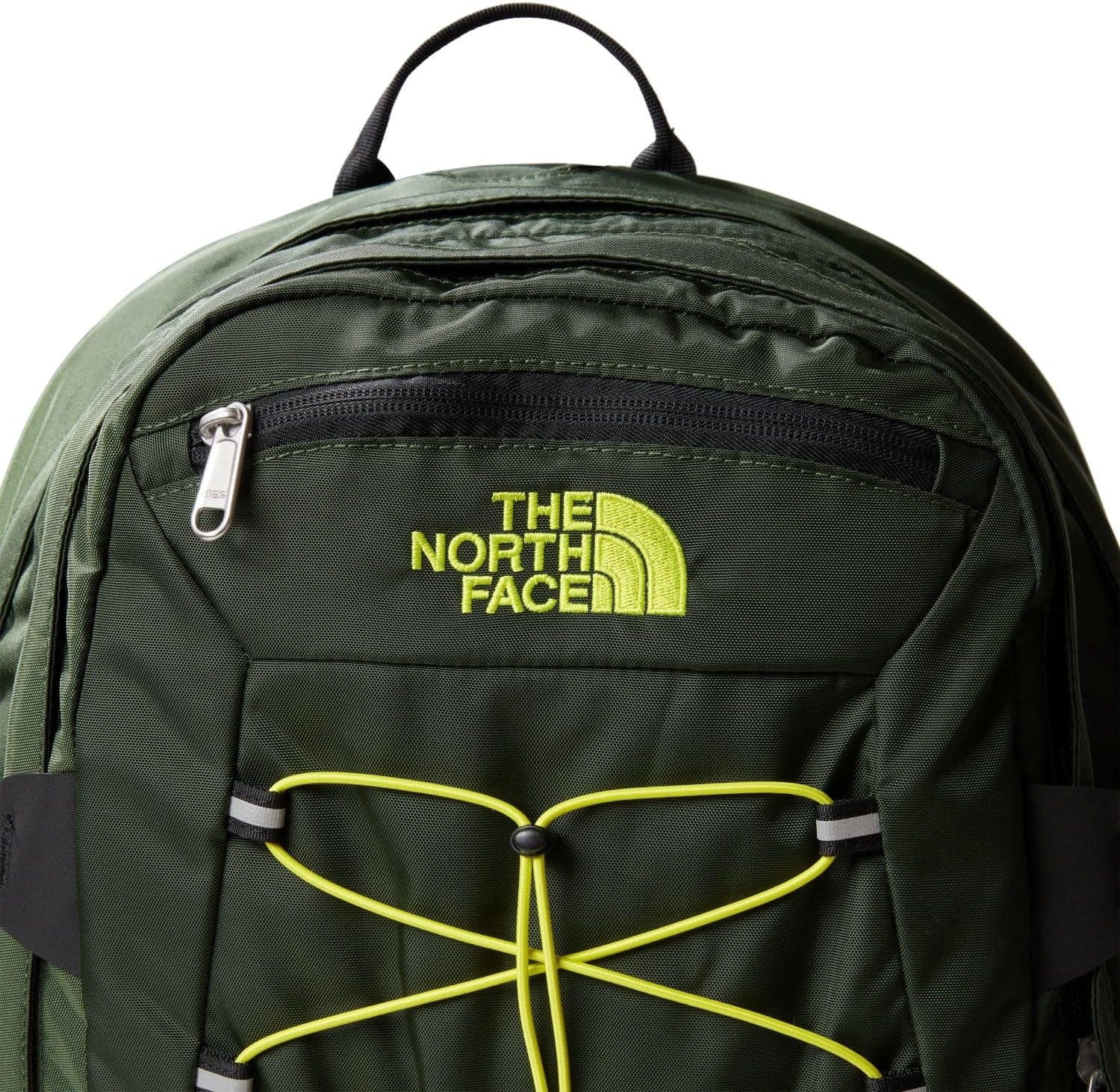 imageThe North Face Router Everyday Laptop Backpack Daypack Water Repellent Laptop Sleeve Reflective Details Asphalt Grey Light HeatherTNF BlackNPF One SizePine NeedleSrsggnTnfb