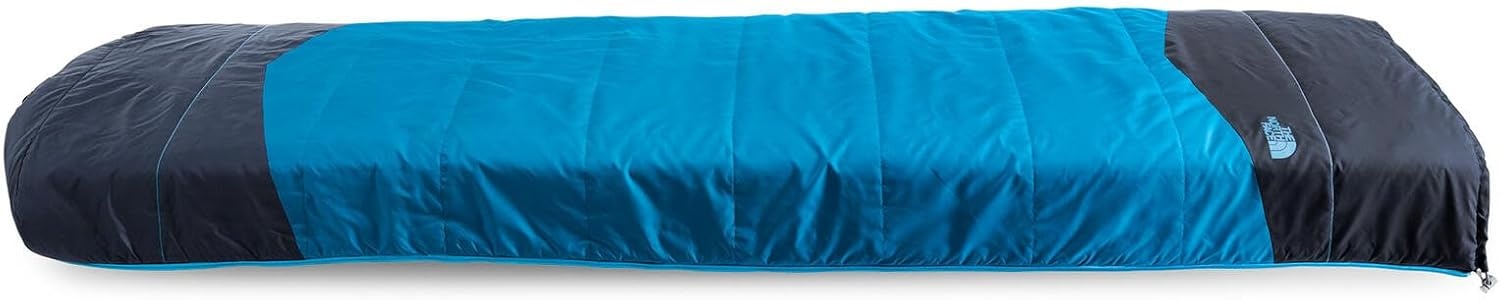 imageThe North Face SleepingBags Dolomite One 15F 9C 3in1 Insulated Sleeping Bag Water Repellent Rectangular Shape Fleece Lined Mid LayerHyper BlueRadiant YellowNPF