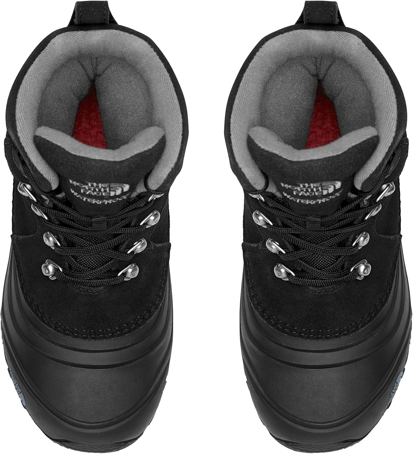 imageThe North Face Teen Alpenglow V Waterproof Boot Insulating Thermafelt Liner for Warmth at 25FTnf BlackZinc Grey